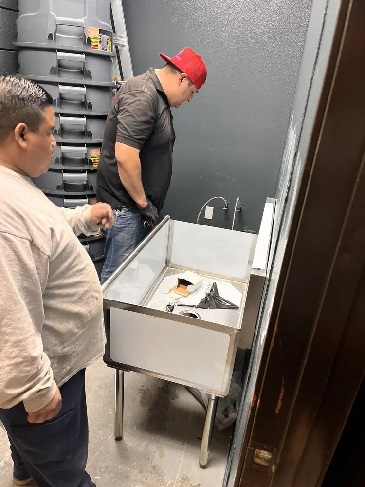 Commercial plumbing and sink installation in Mount Pleasant